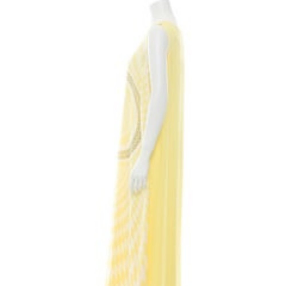 Roberto Cavalli Yellow Print Embellished Maxi, NWT 3 in One Dress - Picture 2 of 10